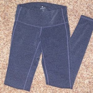 High-waisted Gray Athleta leggings